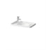 Laufen H8172810001131 Val 21 5/8" Drop-In Round Bathroom Sink without Overflow in White, One Hole Tap Left